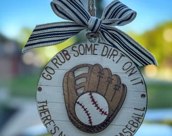 Baseball Car Charm