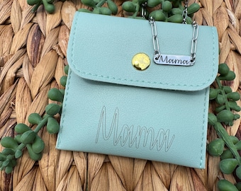 Personalized Laser Engraved Necklace – Custom Name or Message – Stainless Steel, Gold, Silver Gift for Her