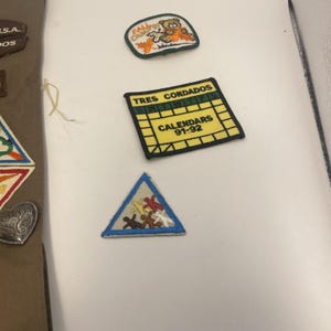 Vintage Girl Scouts Shoulder Badge Tres Condados Council image 3