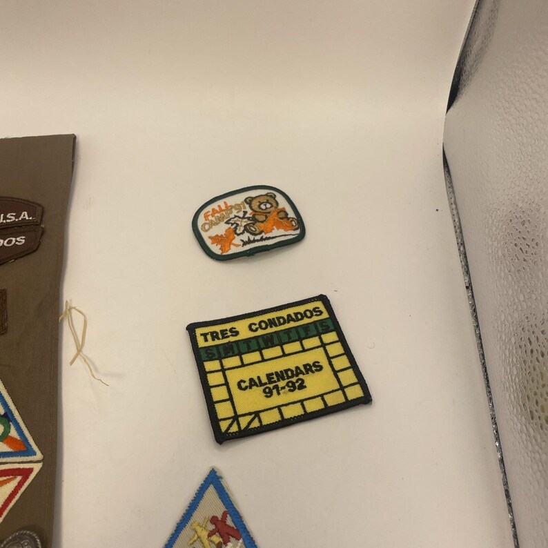 Vintage Girl Scouts Shoulder Badge Tres Condados Council image 4