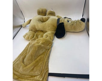 Pound Puppy Arm Chair Remote Holder Vintage 1980's Corduroy