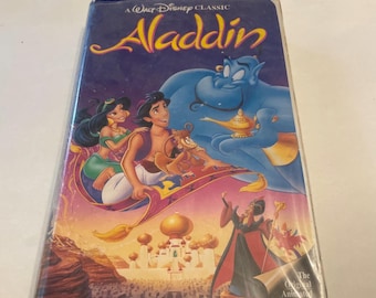 RARE* Black Diamond Edition, A Walt Disney Classic Aladdin (VHS, 1662)