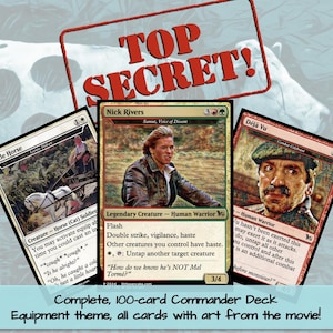 Top Secret! Proxy Magic the Gathering 100-card Commander Deck
