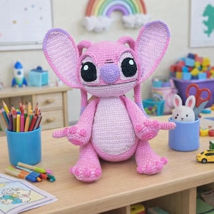 crochet pattern, crochet doll, Amigurumi Making , doll pattern , amigurumi doll , amigurumi , crochet toy ,amigurumi pattern ,cute doll amigurumi ,Stitch Amigurumi , Stitch crochet , Stitch, Stitch pattern ,Labubu pattern , Labubu , Labubu Crochet