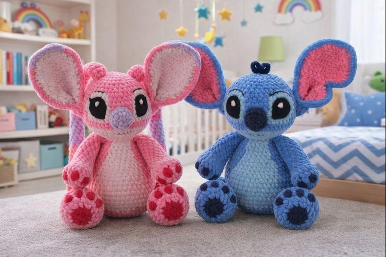 crochet pattern, crochet doll, Amigurumi Making , doll pattern , amigurumi doll , amigurumi , crochet toy ,amigurumi pattern ,cute doll amigurumi ,Stitch Amigurumi , Stitch crochet , Stitch, Stitch pattern ,Labubu pattern , Labubu , Labubu Crochet