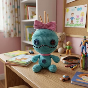 crochet pattern, crochet doll, Amigurumi Making , doll pattern , amigurumi doll , amigurumi , crochet toy ,amigurumi pattern ,cute doll amigurumi ,Stitch Amigurumi , Stitch crochet , Stitch, Stitch pattern ,Labubu pattern , Labubu , Labubu Crochet
