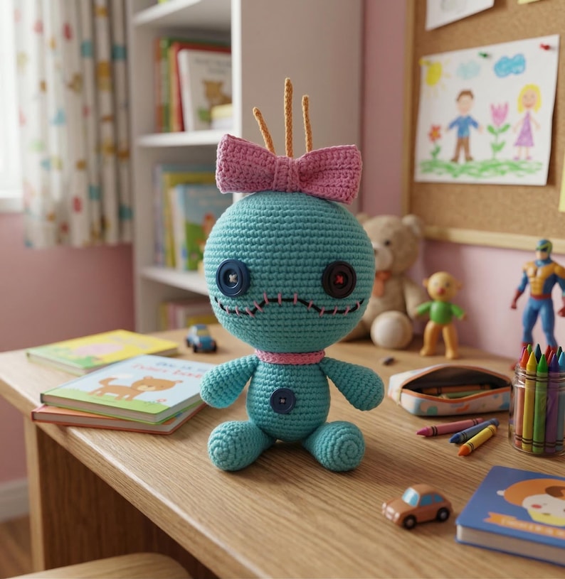 crochet pattern, crochet doll, Amigurumi Making , doll pattern , amigurumi doll , amigurumi , crochet toy ,amigurumi pattern ,cute doll amigurumi ,Stitch Amigurumi , Stitch crochet , Stitch, Stitch pattern ,Labubu pattern , Labubu , Labubu Crochet