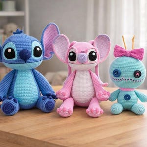 crochet pattern, crochet doll, Amigurumi Making , doll pattern , amigurumi doll , amigurumi , crochet toy ,amigurumi pattern ,cute doll amigurumi ,Stitch Amigurumi , Stitch crochet , Stitch, Stitch pattern ,Labubu pattern , Labubu , Labubu Crochet