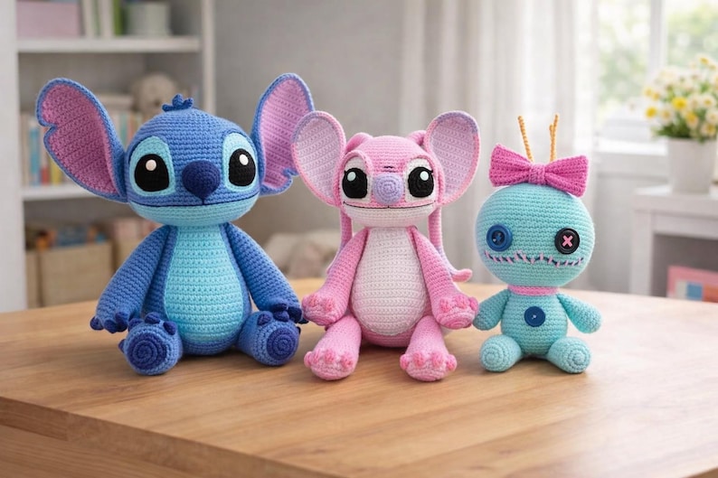 crochet pattern, crochet doll, Amigurumi Making , doll pattern , amigurumi doll , amigurumi , crochet toy ,amigurumi pattern ,cute doll amigurumi ,Stitch Amigurumi , Stitch crochet , Stitch, Stitch pattern ,Labubu pattern , Labubu , Labubu Crochet