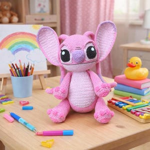 crochet pattern, crochet doll, Amigurumi Making , doll pattern , amigurumi doll , amigurumi , crochet toy ,amigurumi pattern ,cute doll amigurumi ,Stitch Amigurumi , Stitch crochet , Stitch, Stitch pattern ,Labubu pattern , Labubu , Labubu Crochet