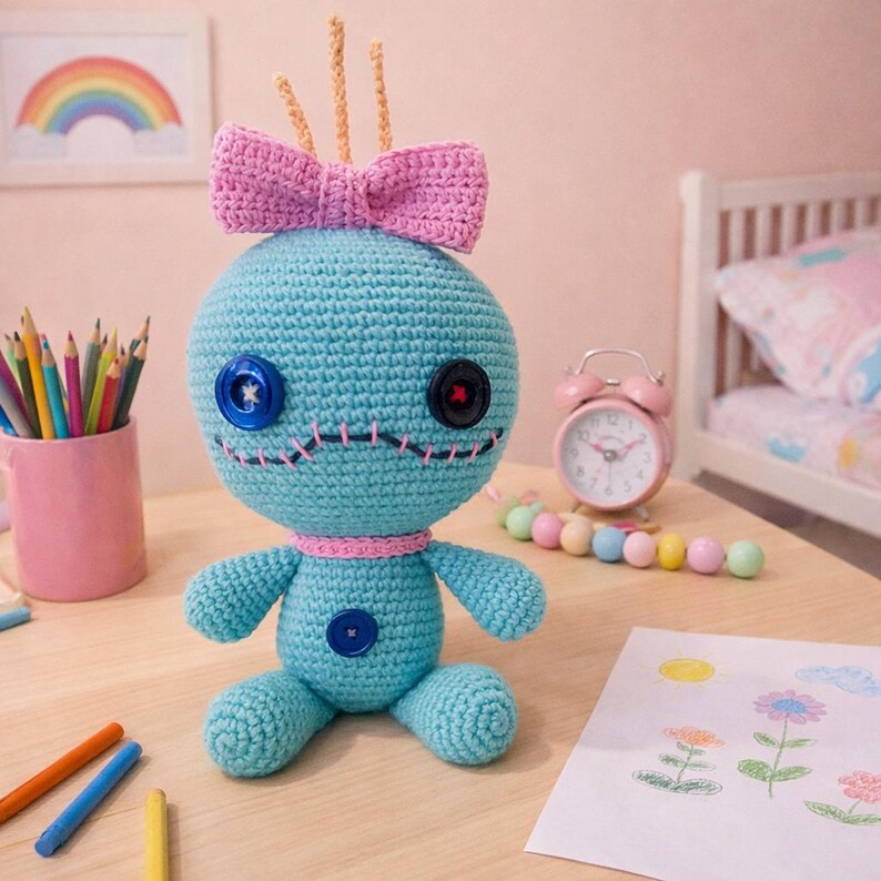 crochet pattern, crochet doll, Amigurumi Making , doll pattern , amigurumi doll , amigurumi , crochet toy ,amigurumi pattern ,cute doll amigurumi ,Stitch Amigurumi , Stitch crochet , Stitch, Stitch pattern ,Labubu pattern , Labubu , Labubu Crochet