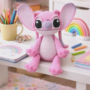 crochet pattern, crochet doll, Amigurumi Making , doll pattern , amigurumi doll , amigurumi , crochet toy ,amigurumi pattern ,cute doll amigurumi ,Stitch Amigurumi , Stitch crochet , Stitch, Stitch pattern ,Labubu pattern , Labubu , Labubu Crochet