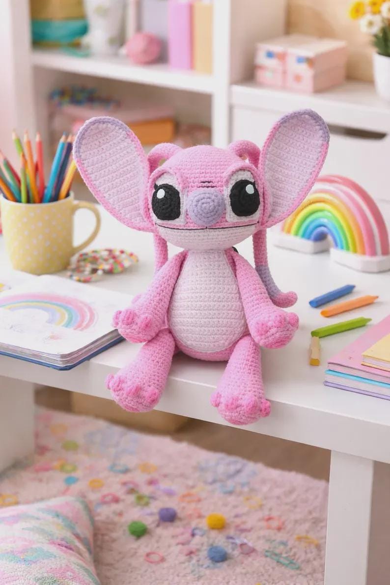 crochet pattern, crochet doll, Amigurumi Making , doll pattern , amigurumi doll , amigurumi , crochet toy ,amigurumi pattern ,cute doll amigurumi ,Stitch Amigurumi , Stitch crochet , Stitch, Stitch pattern ,Labubu pattern , Labubu , Labubu Crochet