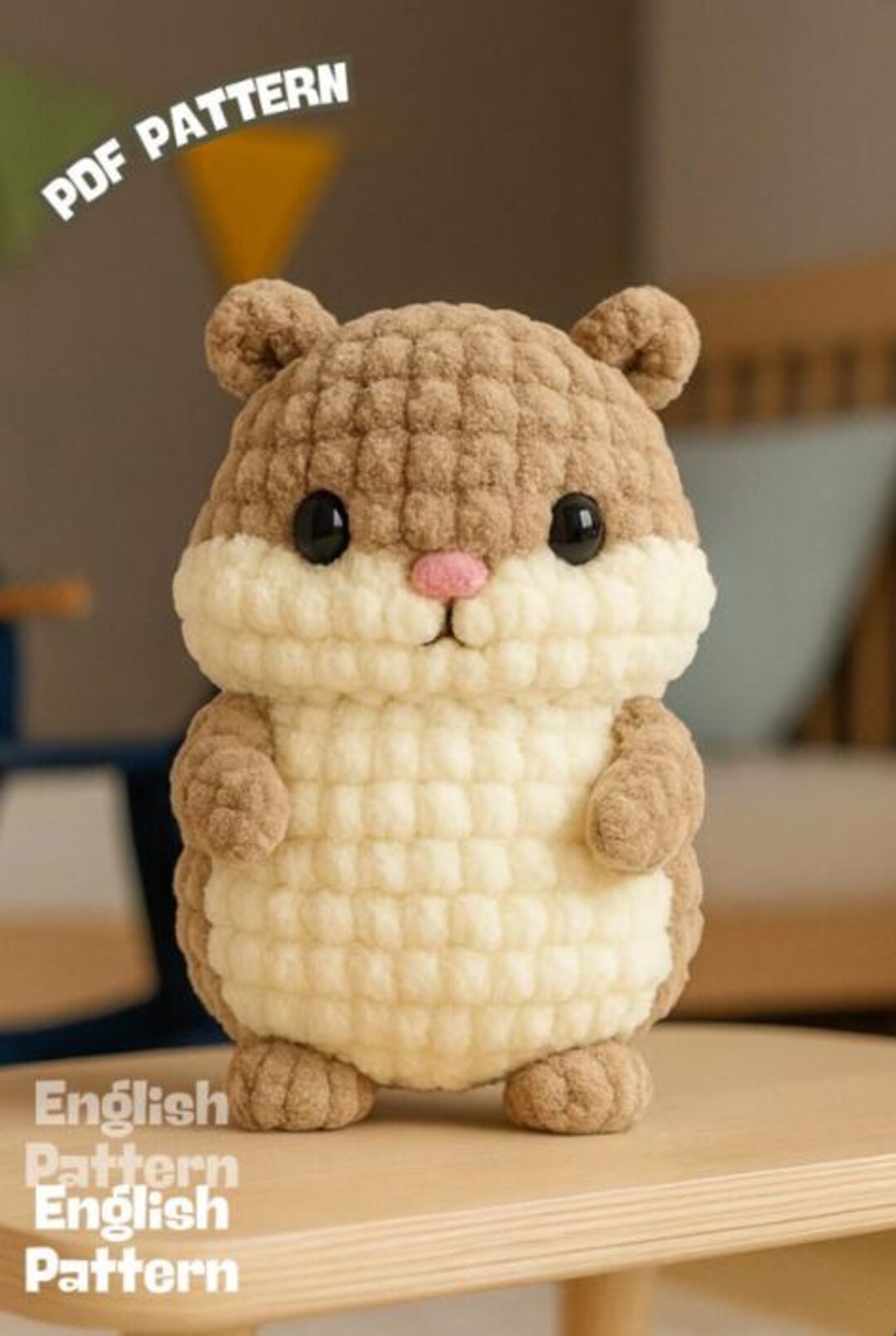 Hamster Crochet Pattern Mini PDF Cute Amigurumi Toy Tutorial Easy ...
