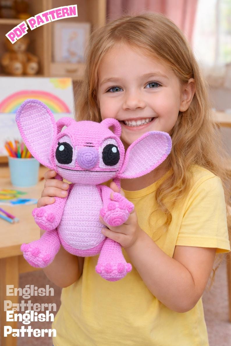 crochet pattern, crochet doll, Amigurumi Making , doll pattern , amigurumi doll , amigurumi , crochet toy ,amigurumi pattern ,cute doll amigurumi ,Stitch Amigurumi , Stitch crochet , Stitch, Stitch pattern ,Labubu pattern , Labubu , Labubu Crochet