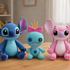 crochet pattern, crochet doll, Amigurumi Making , doll pattern , amigurumi doll , amigurumi , crochet toy ,amigurumi pattern ,cute doll amigurumi ,Stitch Amigurumi , Stitch crochet , Stitch, Stitch pattern ,Labubu pattern , Labubu , Labubu Crochet
