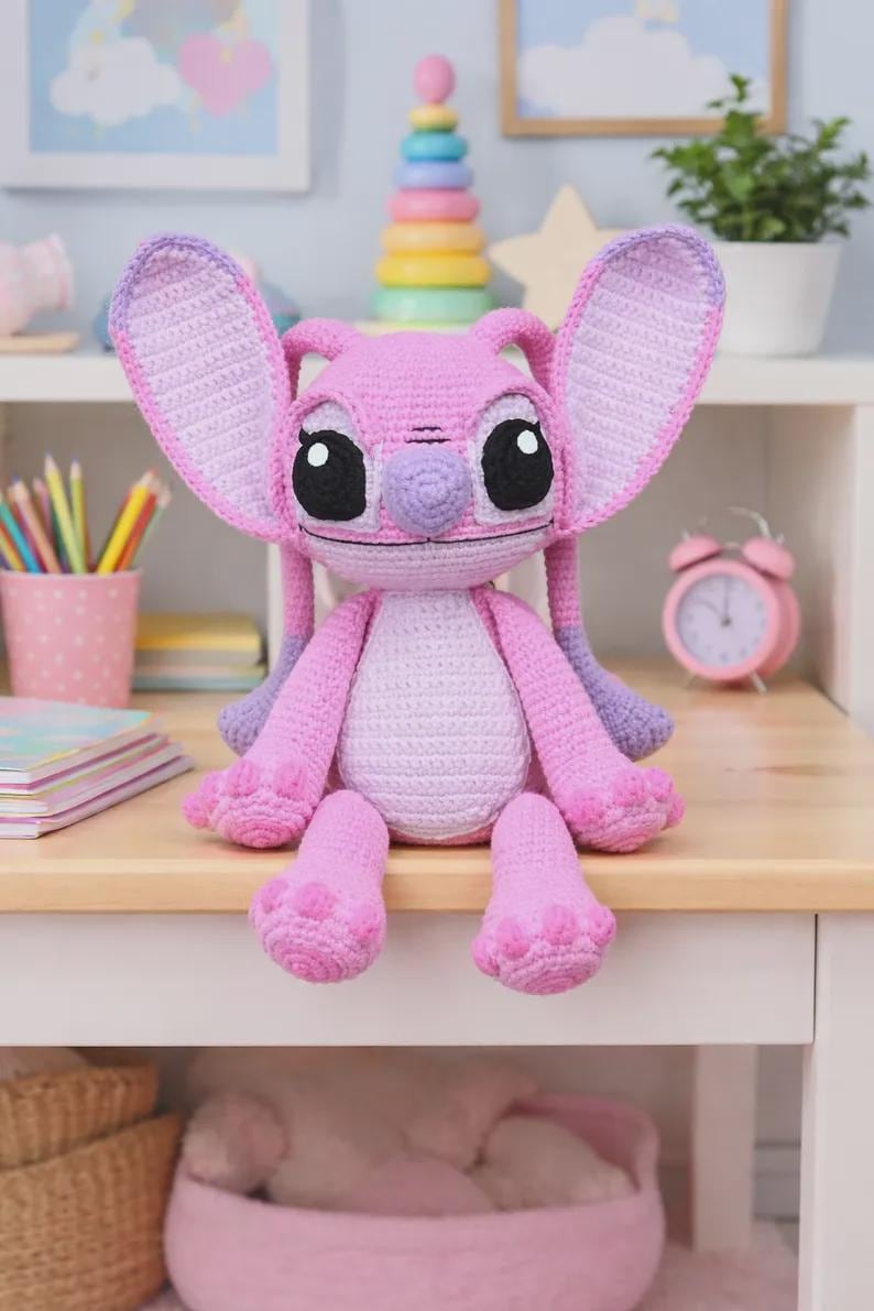 crochet pattern, crochet doll, Amigurumi Making , doll pattern , amigurumi doll , amigurumi , crochet toy ,amigurumi pattern ,cute doll amigurumi ,Stitch Amigurumi , Stitch crochet , Stitch, Stitch pattern ,Labubu pattern , Labubu , Labubu Crochet