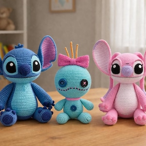 crochet pattern, crochet doll, Amigurumi Making , doll pattern , amigurumi doll , amigurumi , crochet toy ,amigurumi pattern ,cute doll amigurumi ,Stitch Amigurumi , Stitch crochet , Stitch, Stitch pattern ,Labubu pattern , Labubu , Labubu Crochet