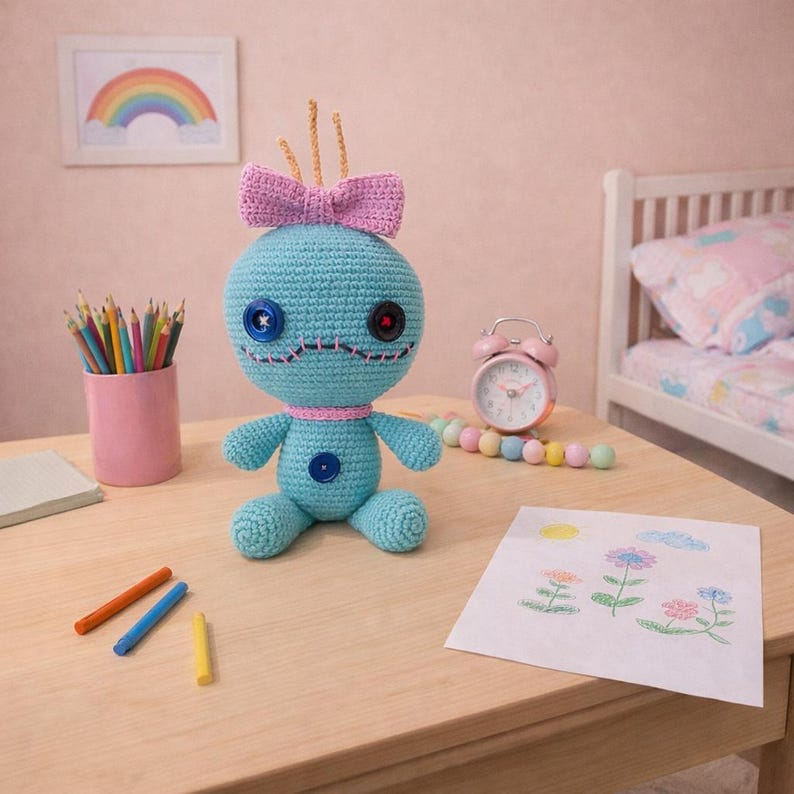 crochet pattern, crochet doll, Amigurumi Making , doll pattern , amigurumi doll , amigurumi , crochet toy ,amigurumi pattern ,cute doll amigurumi ,Stitch Amigurumi , Stitch crochet , Stitch, Stitch pattern ,Labubu pattern , Labubu , Labubu Crochet
