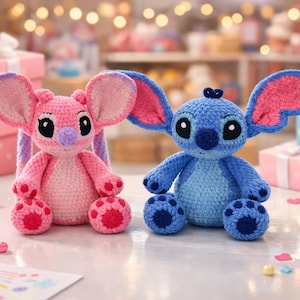 crochet pattern, crochet doll, Amigurumi Making , doll pattern , amigurumi doll , amigurumi , crochet toy ,amigurumi pattern ,cute doll amigurumi ,Stitch Amigurumi , Stitch crochet , Stitch, Stitch pattern ,Labubu pattern , Labubu , Labubu Crochet