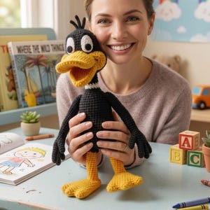 Padrão de crochê do Pato Donald | Brinquedo Amigurumi em PDF (em inglês)