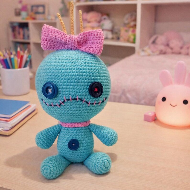 crochet pattern, crochet doll, Amigurumi Making , doll pattern , amigurumi doll , amigurumi , crochet toy ,amigurumi pattern ,cute doll amigurumi ,Stitch Amigurumi , Stitch crochet , Stitch, Stitch pattern ,Labubu pattern , Labubu , Labubu Crochet