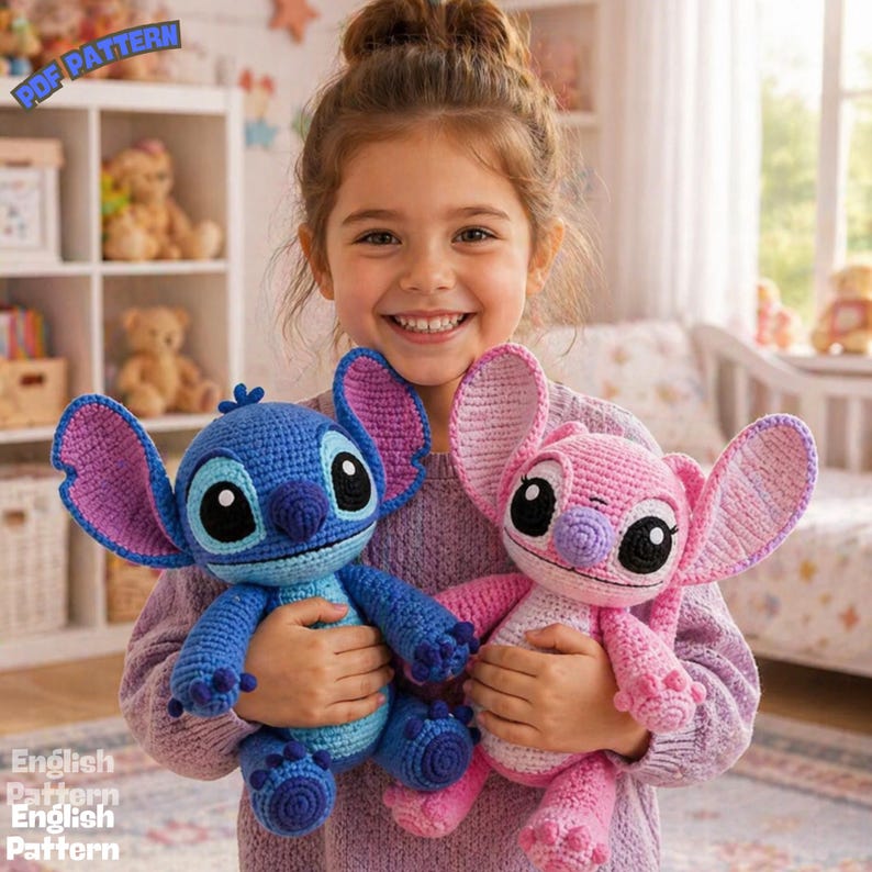crochet pattern, crochet doll, Amigurumi Making , doll pattern , amigurumi doll , amigurumi , crochet toy ,amigurumi pattern ,cute doll amigurumi ,Stitch Amigurumi , Stitch crochet , Stitch, Stitch pattern ,Labubu pattern , Labubu , Labubu Crochet