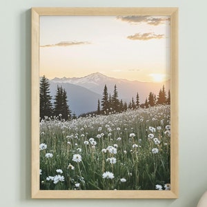 Art Poster | Natur-Druck, grüne Natur-Druck, Waldwandkunst