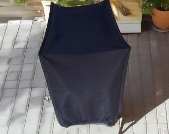 Waterproof Canvas Chair Cover Outdoor Patio Furniture Custom Fit All Weather UV Resistant Durable Protection Elastic Closure Garden Backyard