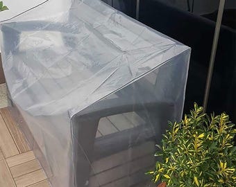 Waterproof Bench Cover Outdoor Furniture Protection Shield Patio Seating Weather Transparent Custom Size Garden Rain Proof Uv Resistant Sofa