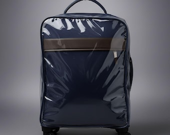 Airport Damage Protection Cover: Heavy Duty Clear PVC Luggage Shield Against Scratches and Scuffs