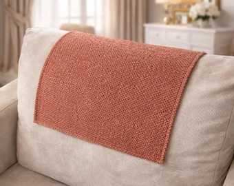Sofa Armrest and Headrest Cover Decorative Design Wear Resistant Fleece Couch Overlay Protector Color Match Any Couch Style Home Decor