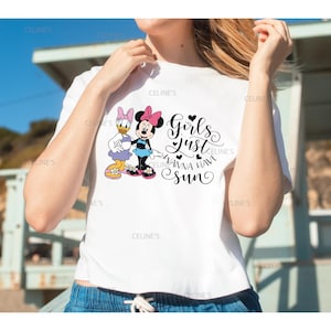 Minnie, Daisy, Minnie e Daisy Summer, le ragazze vogliono solo avere il sole - SVG e PNG - Download immediato
