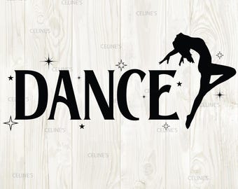 Dance, Dancer, Dancers, Dancer Silhouette, SVG and PNG Files - Instant Download