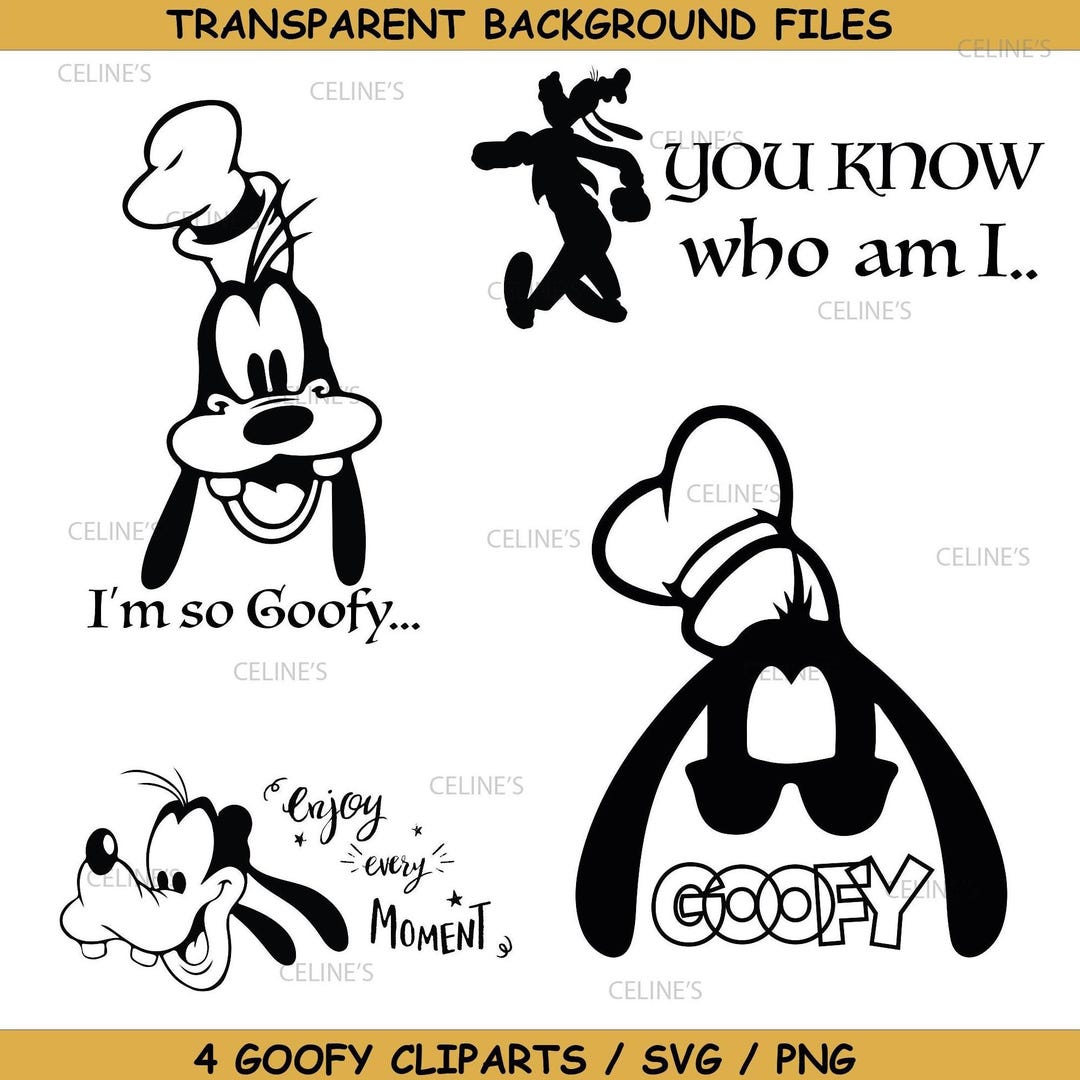 Goofy Outline, Funny Goofy, Goofy Face, Goofy Shirt, Retro Goofy, Goofy ...
