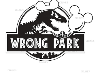 Camiseta de Wrong Park, camiseta Disney Rex, Trex, dinosaurio - Archivos SVG y PNG - Descarga instantánea - Fondo transparente
