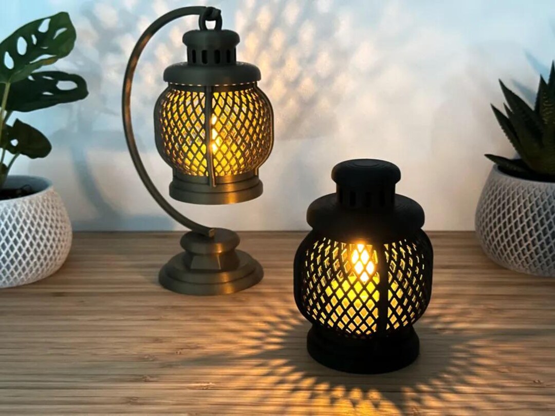 Mini Tea Light Lantern Tealight Holder Home Decor Lantern Lights ...