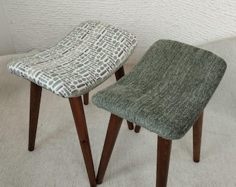 Handmade Wooden Stool: Minimalist Beech Wood Accent Chair