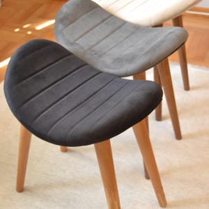 Tabouret en bois polyvalent - Idéal pour le salon, la chambre à coucher et le meuble-lavabo, fait main et durable