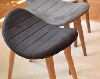 Versatile Wooden Stool – Ideal for Living Room, Bedroom & Vanity, Handmade and Durable