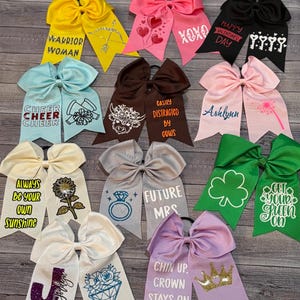 Custom hair bows for women & girls, Personalized hair accessories, Handmade bows, Cute hair bows, Gift ideas for her, Bows for all ages