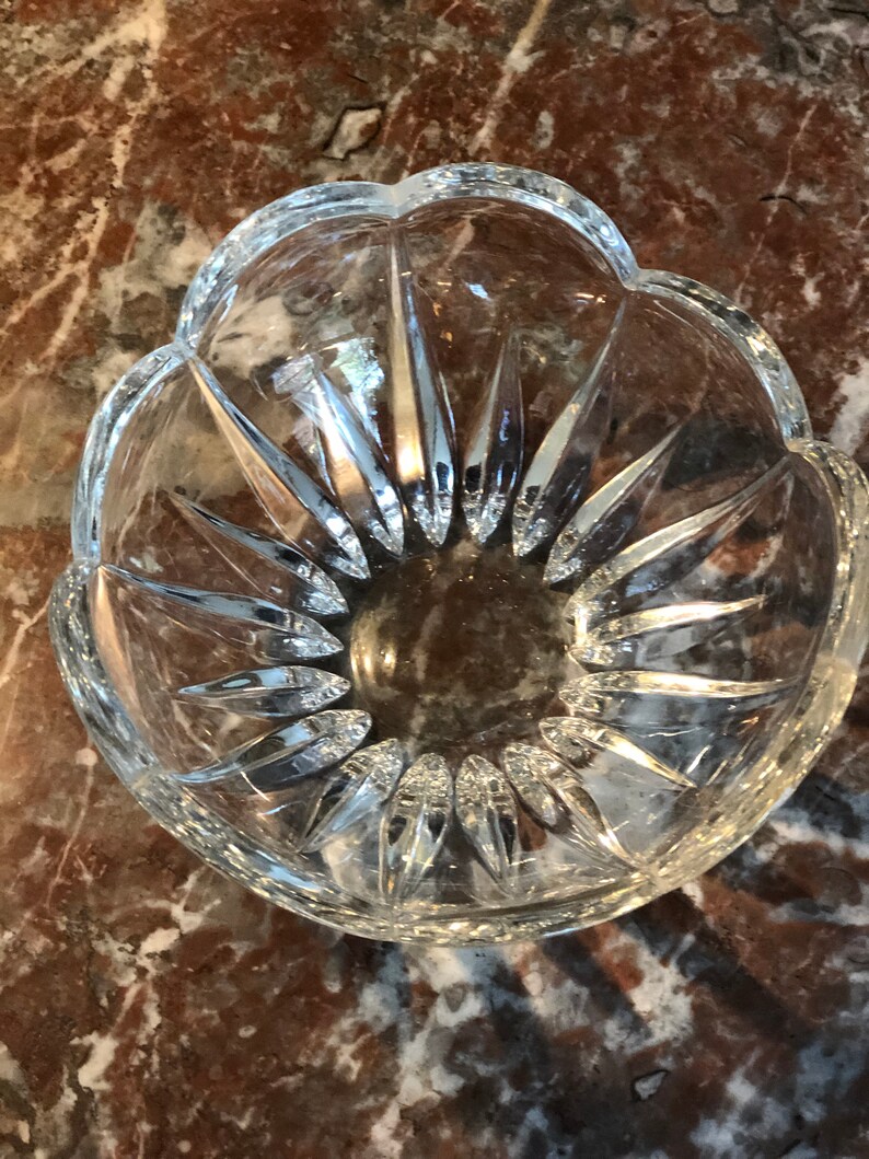 Nut Bowl Candy Bowl Small Vintage Crystal Bowl Tea Light Bowl