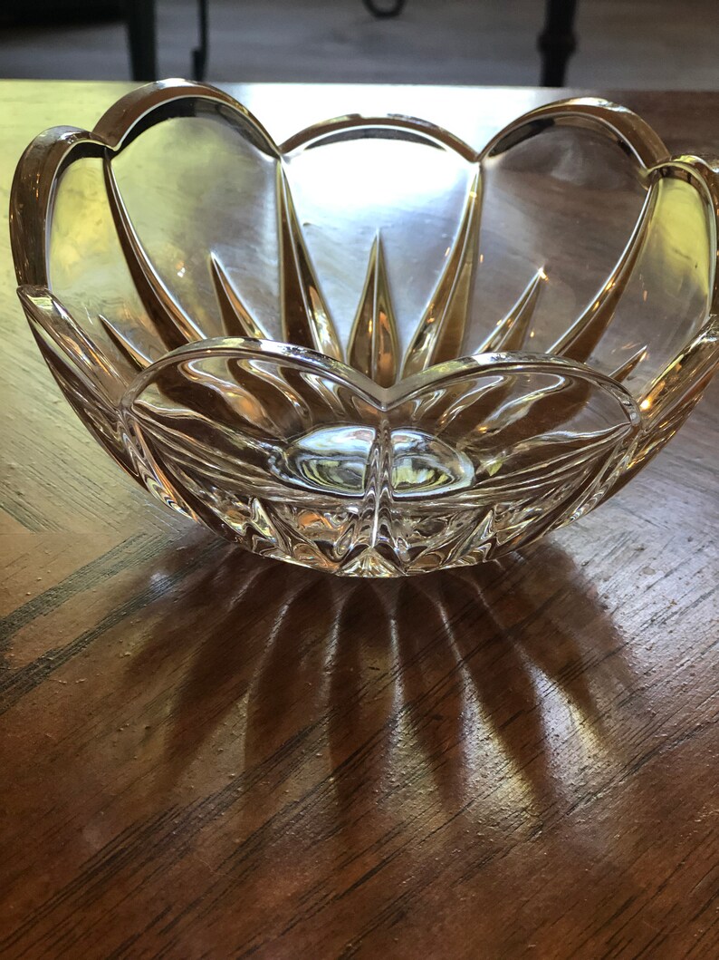 Nut Bowl Candy Bowl Small Vintage Crystal Bowl Tea Light Bowl