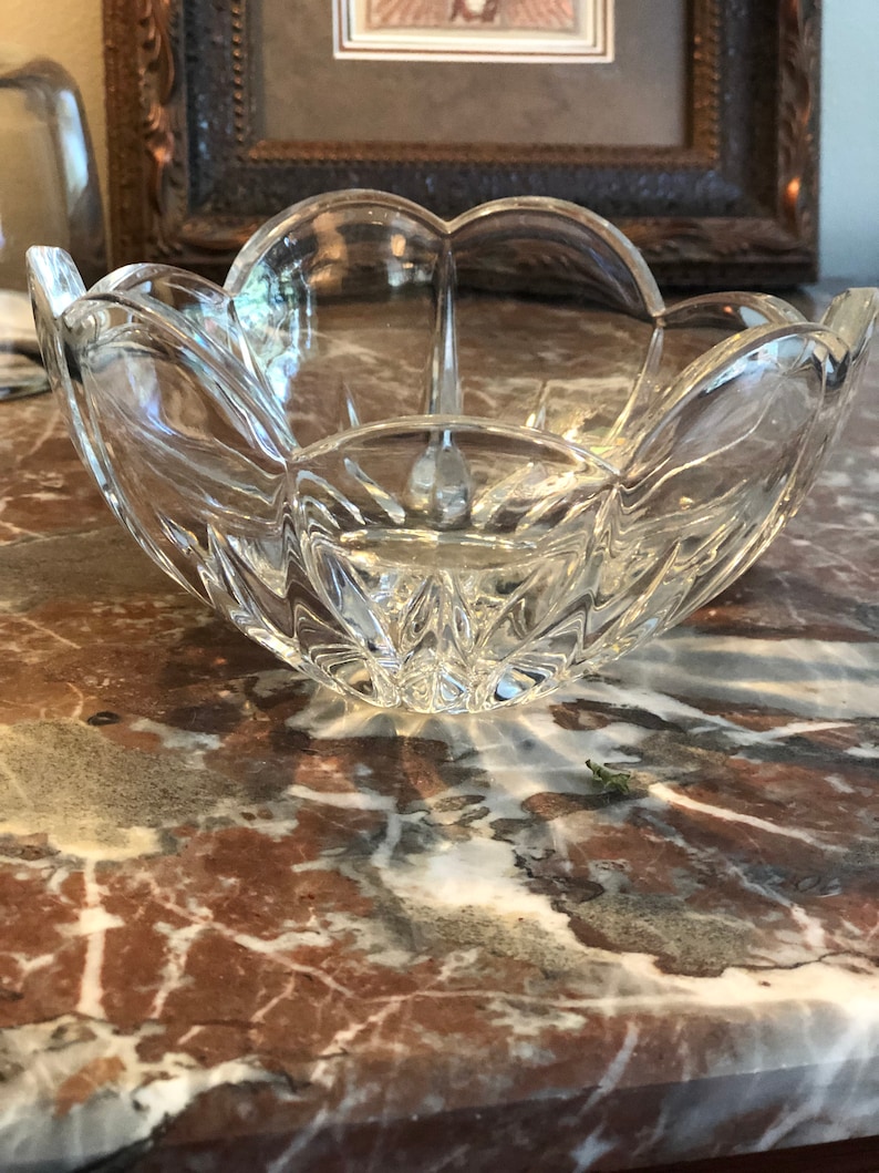 Nut Bowl Candy Bowl Small Vintage Crystal Bowl Tea Light Bowl