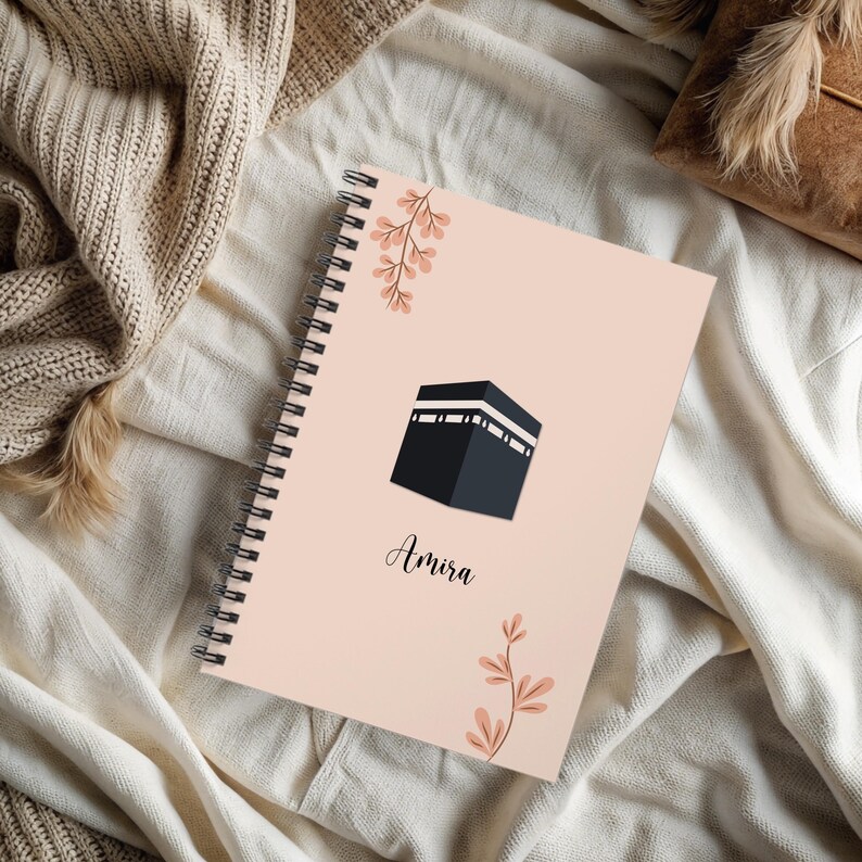 Personalized Spiral Notebook With Mekka, Kaaba, Medina | Islamic ...