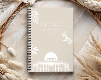 Islamic Spiral Notebook | Gift for Muslims | Palestine Kudüs Masjid Al ...
