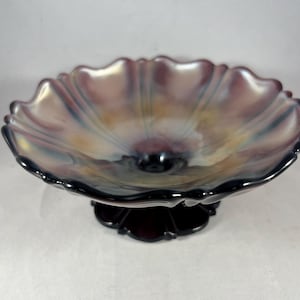 Vintage Carnival Amethyst Compote dish