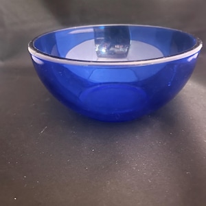 Cobalt Blue glass bowl