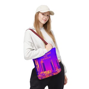 Madrid Skyline Tote Bag - Unique Photography Design, Spanish Cityscape Tote, autor TODAYTP, Madrid Landmark Shopping Bag,