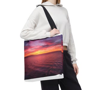 Ocean Lover Tote Bag, Beach Enthusiast, Nautical Traveler, Authentic Design, Gift fotografia de autor TODAYTP